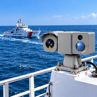 Caméra PTZ de surveillance maritime pour la sécurité côtière et les patrouilles maritimes avec imagerie thermique toutes conditions météorologiques