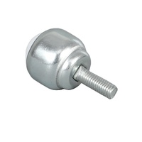 Unité de transfert à billes en POM, nylon et ABS, avec goujon fileté M8, modèle CY-25D-PL, roue à roulement à billes en plastique de 1 pouce
