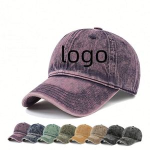 Unisex Vintage Washed Distressed Cap Retro Adjustable Dad <b>Hats</b> Baseball <b>Hat</b> <b>for</b> Men Women Promotion Gift Comfort - Product Image 1