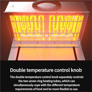 Cuisine de restaurant commerciale, barbecue infrarouge et four de séchage, four de chauffage électrique, grille de feu de surface de levage - Product Image 4
