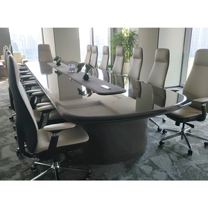 Customized High End Modern Large 10 Person Office Executive Conference <b>Table</b> Meeting Room <b>Table</b> Conference <b>Desk</b> - Product Image 1