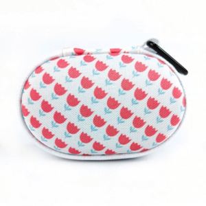 Custom Pattern Small EVA Waterproof Portable Headphones Case Wired Headphone Carrying Bag - Product Image 3
