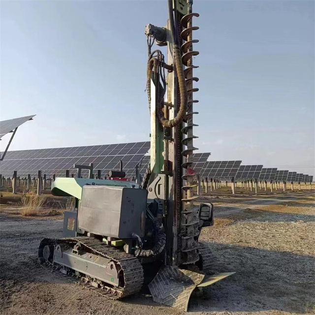 Photovoltaic Drilling Machine for Solar Pile Installation Multi-functional PV Drilling Rig