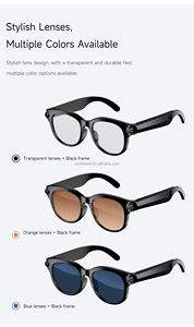 แว่นตาอัจฉริยะ AI พร้อมกล้อง ไฟฉาย บันทึกวิดีโอ เครื่องเล่นเพลง <span class=keywords><strong>แปล</strong></span><span class=keywords><strong>ภาษา</strong></span>ด้วย AI โทรผ่านบลูทูธ แว่นตากีฬา กล้อง 200W - Product Image 2