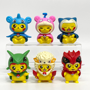 Venta al por mayor de figuras de acción de PVC de dibujos animados COS Squirtle Bulbasaur Charmander Psyduck Gengar <span class=keywords><strong>Greninja</strong></span> Juguetes - Product Image 5