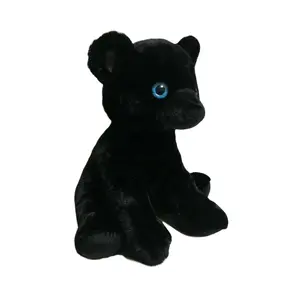 Wholesale Factory direct custom OEM/ODM big size soft stuffed animal 22.5 inch Sitting Panther