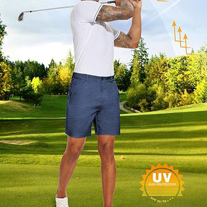 Pantalones Cortos de Golf Personalizados para Hombre, Cierre de Cremallera, Estilo Casual, 7 Pulgadas, Secado Rápido, Elásticos en 4 Direcciones, Absorben el Sudor - Product Image 2