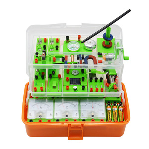 Kit d'expériences électriques, boîte d'expériences d'électromagnétisme pour collégiens, version de luxe, ensemble complet de physique - Product Image 2