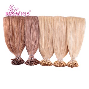 Wholesale 100% Natural I-Tip Hair <b>Extensions</b> Remy Virgin Hair <b>Extension</b> Double Drawn Straight I-Tip Human Hair <b>Extensions</b> - Product Image 4