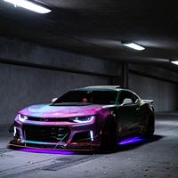 Lumières LED sous le véhicule de 1,2 m, lumières de bienvenue, changement de couleur, lumières colorées, application et télécommande, bande lumineuse d'ambiance intérieure, DRL
