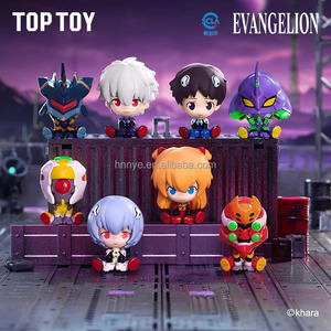 Figura de Juguete Coleccionable de PVC, Figura Original de EVA Neo de la Serie MINI Sitting de Evangelion, Caja Sorpresa de Anime, Regalo de Navidad - Product Image 1