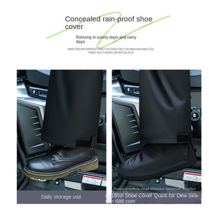 Combinaison de <span class=keywords><strong>moto</strong></span> coupe-vent épaissie et imperméable pour hommes, imperméable de chevalier pour le camping à l'épreuve de la pluie - Product Image 5