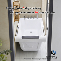 Baignoire autoportante ovale moderne pour, vente en gros d'usine, usage domestique, salle de bain, hôtel, projet villa