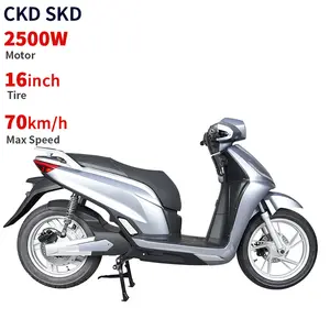 CKD SKD 16inch 2500W 70km/h max speed electric scooty adult scooter with great price