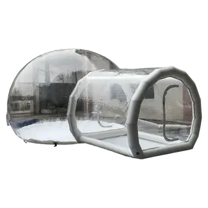 Big Transparent Roof Inflatable Clear Igloo Tent For Paradise Wedding Inflatable Bubble Camping Tent Dome Tent for Advertising