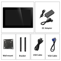 Écran plat étanche 8 11.6 12.1 13.3 15.6 18.5 21.5 23.8 32 pouces moniteur capacitif à écran tactile pour l'industrie