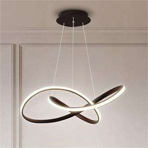 Thiết kế hiện đại đương đại tuôn ra núi ánh sáng giá rẻ đèn chùm đơn giản phòng ngủ phòng khách Đèn mặt dây dẫn đèn - Product Image 1