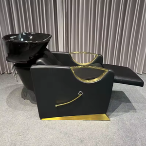 Ensemble de mobilier de salon de beauté : bac à shampoing et chaise pour lavage de cheveux - Product Image 3