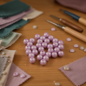 Perline Acriliche Ilan 10mm Lilla Chiaro 19g - Product Image 3