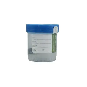 Ziekenhuis Gebruik 90Ml Plastic Dispoz-Een-Zak Urine Collection Sputum Fecale Specimen Collector Voor Medische Patiënt