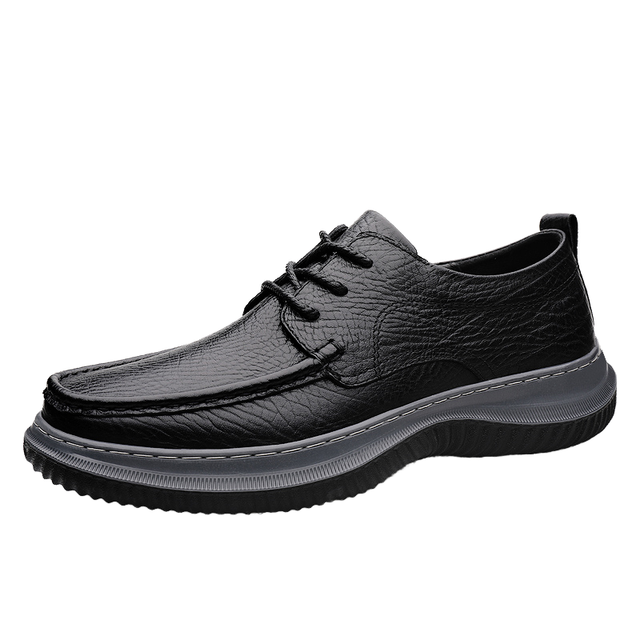 New 2026 Models Men's Classic Lofer Boat Walking Shoes Genuine Leather Lace-up Business Casual Arch Support Lightweight