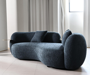 Divano Componibile Italiano Tateyama, Divano a Due Posti di Lusso, Design Moderno con Forma Curva per Arredamento Soggiorno - Product Image 2