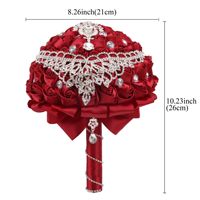 Bouquets de mariage en soie LUYI, nouveau design tendance, vente en gros de fleurs pour de magnifiques bouquets de demoiselles d'honneur