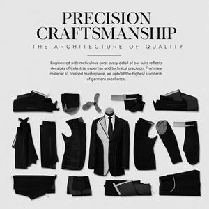 Completo <span class=keywords><strong>Uomo</strong></span> Premium a Righe Grigie, 3 Pezzi, Vestibilità Slim in TR Elasticizzato, Personalizzabile OEM con MOQ Basso per Vendita all'Ingrosso - Product Image 6