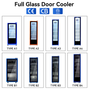Refrigerador Exhibidor de Bebidas Compacto y Estrecho, Precio de Fábrica 2 ℃   Hasta 8 ℃   Enfriador de Bebidas de 160l 310l 220v 110v, Refrigerador con Vitrina - Product Image 5