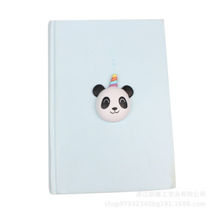 Bloc de Notas de Espuma Suave Panda Unicornio, Cubierta de PVC, Cuaderno Promocional Creativo y Portátil - Product Image 2