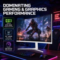 PC tout-en-un Windows 11 pour montage vidéo et rendu, Intel Core i7, DDR4, SSD, 24/27 pouces FHD, Bluetooth, WiFi, blanc, ordinateur de bureau
