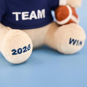 Llavero de Peluche Personalizable con Diseño de Balón de Fútbol Americano - Diseño del Campeonato 2026, Logotipo Personalizado para Regalos Corporativos - Product Image 5