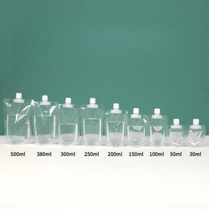 Pochette Doypack à bec verseur liquide, impression hélio personnalisée, rechargeable et recyclable, pour jus et bière - Product Image 4