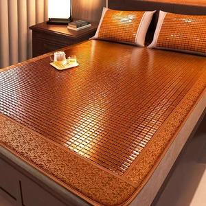 เสื่อไม้ไผ่แบบเย็นสบาย ขนาด<span class=keywords><strong>ป</strong></span>รับแต่งได้สำหรับขายส่ง เสื่อสำหรับเล่นไพ่นกกระจอก อุ<span class=keywords><strong>ป</strong></span>กรณ์สำหรับฤดูร้อน เย็นสบายและสะดวกสบาย - Product Image 1