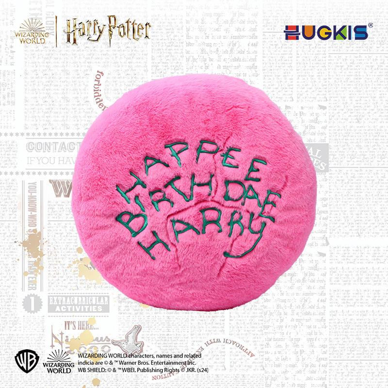 35cm oreiller harry potter joyeux anniversaire gâteau