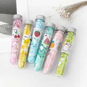 Ideaal Geschenken Draagbare Voor Reizen Handige Carry Bloem Star Heart Shape Kleurrijke Mini Tube Papier Hand Zachte Mini Zeep