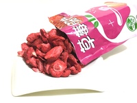 Fraises lyophilisées en tranches en vrac, épaisseur 5-7 mm, chips de fraises FD pour céréales et pâtisseries, provenant d'une usine certifiée BRC