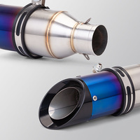 Nouveau silencieux d'échappement universel en acier inoxydable de 51 mm pour moto SR Muffler DB Killer GP-Project R6/R15/R1/R3/MT07/Tmax155/GSX250/PCX125