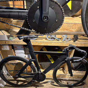 Plateau fixe en fibre de carbone BCD 144mm ultra léger pour pédalier de vélo de piste à <span class=keywords><strong>pignon</strong></span> fixe - Product Image 3