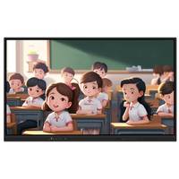 Monitor de pantalla plana superancha de 65, 75 y 86 pulgadas, monitor de PC para juegos 4K con bolígrafo magnético USB para el hogar y la escuela