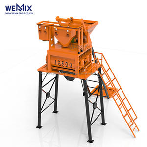 เครื่องผสมคอนกรีต JS500 500L บังคับเครื่องผสมปูนซีเมนต์เครื่องผสมคอนกรีต - Product Image 1