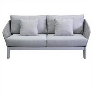 Muebles de Jardín de Lujo, Conjunto Modular de Madera para Patio, Sofá Moderno de Teca para Exteriores de Hotel - Product Image 1
