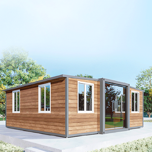 Maison modulaire préfabriquée de luxe avec 2 chambres et 1 salle de bain, bureau extensible, maison conteneur, maisons préfabriquées, maison capsule - Product Image 2