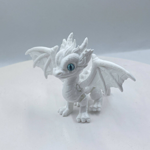 3D 프린팅 유리 날개 달린 귀여운 교육용 데스크탑 장식품 동물 및 공룡 모형 1/12 스케일 - Product Image 4