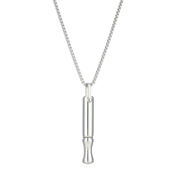 Collier anti-stress et anti-anxiété pour la respiration et la méditation, aide au retrait du tabac, en acier inoxydable plaqué or, unisexe, tendance