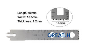 Lâminas de Serra Óssea de Aço Inoxidável para Instrumentos Veterinários, Lâminas Ortopédicas Stryker, Lâmina de Serra Oscilante Elétrica - Product Image 5