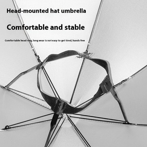 Chapeau Parapluie Imperméable pour Enfants à 8 Baleines, Petit, Facile à Transporter, Idéal pour les Sorties à la Pl Plage, Mains Libres - Product Image 6