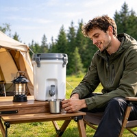 Seau isotherme WINNERS 7L avec robinet, pour camping et extérieur, haute étanchéité, garde au chaud et au froid, corps en PP