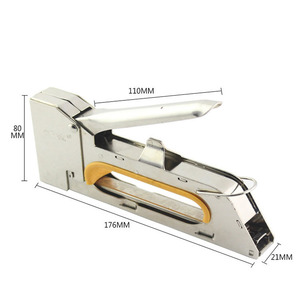 Kit d'outils pour tendre les toiles, 3 pièces, pistolet à agrafes en alliage d'aluminium avec agrafes en forme de U pour l'encadrement de toiles d'art - Product Image 1