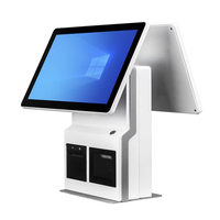 15.6 ''Android/windows 11 Pos Système Kiosque de bureau Machine de paiement Self Service Commande Caisse Pos Kiosque